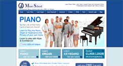 Desktop Screenshot of gdmusicschool.com
